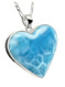 Premier Collection Larimar Heart Pendant - Large (LMB-288) - right