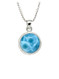 Premier Collection Round Larimar Pendant - Small (#LMB-088RD)