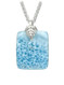 Premier Collection Double-Sided Rectangular Larimar Pendant - Medium (#LMB-167L)