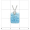 Premier Collection Double-Sided Rectangular Larimar Pendant - Medium (#LMB-167L) - ruler