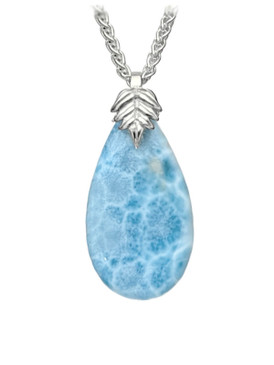 Premier Collection Larimar Teardrop Pendant - Medium (#LMB-132L) - thumbnail