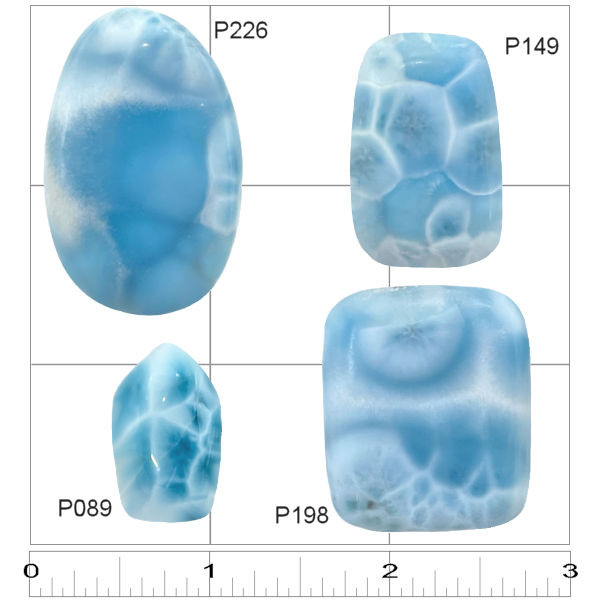 Choice of High Quality Larimar Cabochons, from $79 - Larimarket