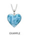 Premier Collection Larimar Heart Pendants - Medium/Large - EXAMPLE Premier Collection Larimar Heart Pendants - Medium/Large - EXAMPLE