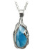 Freeform Teardrop Larimar Pendant - Medium (PLC-155)