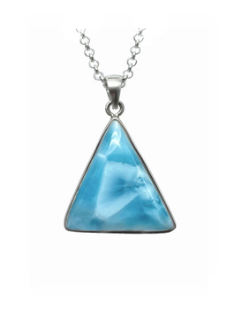 Premier Collection Larimar Triangle Pendant - Medium (LMB-200)