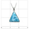 Premier Collection Larimar Triangle Pendant - Medium (LMB-200) - ruler