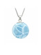 Premier Collection Double-Sided Round Larimar Pendant - Medium (LMB-170)