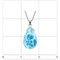 Premier Collection Double-Sided Teardrop Larimar Pendant - Medium (LMB-152TD) - ruler