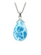 Premier Collection Double-Sided Teardrop Larimar Pendant - Medium (LMB-152TD)