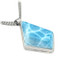 Premier Collection Freeform Larimar Necklace - Large (LMB-263N) - side view right