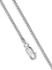 3.0mm Rhodium-plated Franco chain