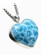 Premier Collection Larimar Heart Pendant - Large (LMB-482) -right