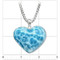 Premier Collection Larimar Heart Pendant - Large (LMB-482) - ruler