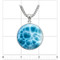 Premier Collection Round Freeform Larimar Necklace - Large (LMB-282) - ruler