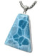 Premier Collection Freeform Larimar Necklace - Large (LMB-558) - left