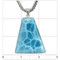 Premier Collection Freeform Larimar Necklace - Large (LMB-558) - ruler