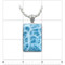 Premier Collection Rectangular Freeform Larimar Necklace - Large (LMB-323) - ruler