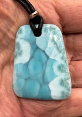 MarahLago Larimar Focal Bead Necklace for Talicia