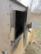 Reinforced mitered door frame with matching formed door allows for tight air seal
for a controlable burn.