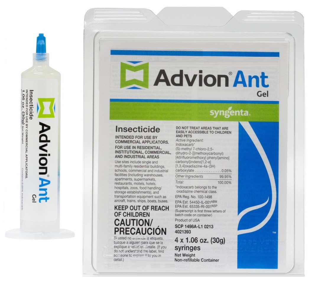 Syngenta Advion Ant Gel 4 tubes 30 grams each 