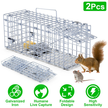 Heavy-Duty Humane Mouse Trap Cage 