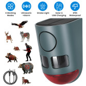 3-In-1 Ultrasonic Solar Animal Repeller 