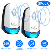 2 Pack Ultrasonic Pest Repeller