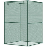 Walk-in Crop Cage, Plant Protectors from Animals with Roll Up Zippered Door