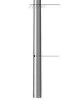 Round Tapered Aluminum Direct Burial Light Pole Base Detail