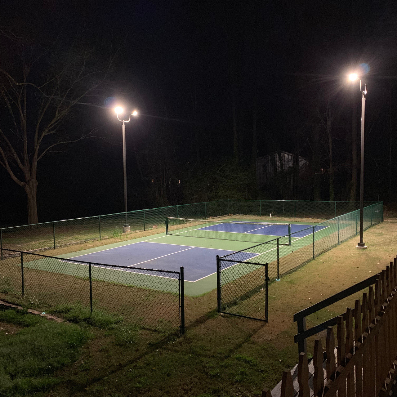 #4872: Complete LED Lighting Package DIY Pickleball Court Project