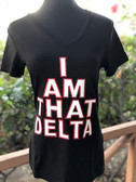 I Am That Delta Glitter Shirt