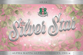 Alpha Kappa Alpha  Silver Star Greeting Cards