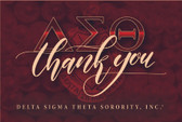 Delta Sigma Theta Thank You Cards