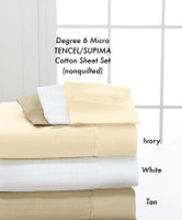 Degree 6 Micro TENCEL/SUPIMA Cotton Sheet Set (nonquilted)