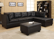 #80431 Contemporary Sectional with Storage Ottoman