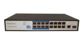 AN6016 150W-16 Port POE Switch Range extender 250m 1 Uplink