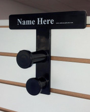 Coat Hook with Promotional Space for Company Name, Website or Logo  
