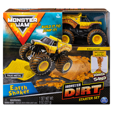 monster jam kinetic dirt starter set