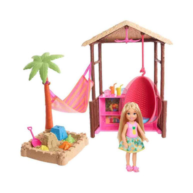 barbie chelsea doll and treehouse playset