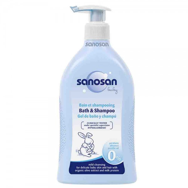 sanosan bath & shampoo 500ml
