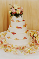 Cake with Rose Petals