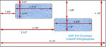 #10 ADP Payroll Envelope - Double check the address block placement of your checks vs. this template to make sure this will fit your ADP payroll check.