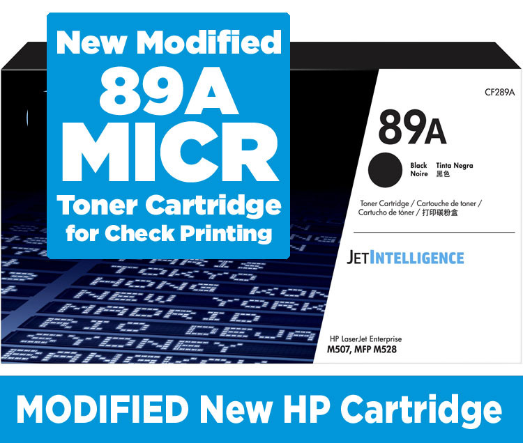 New HP CF289A MICR Toner for HP LaserJet M507n M507dn M507x 89A