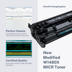 HP W1480X MICR Toner Cartridge for LaserJet 4001