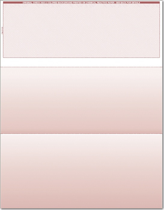 Single-Color Top Check Paper (CHKS515) Compatible with