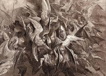 The Battle of the Angels by Gustav Dore