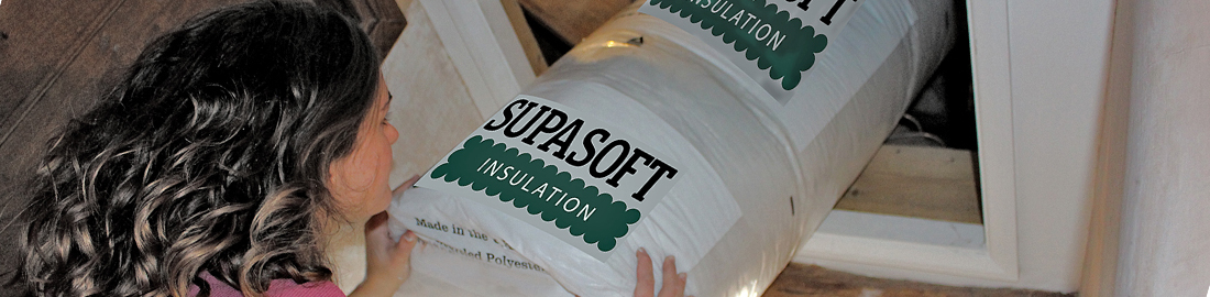Supasoft Insulation is made from Recycled Plastic Bottles