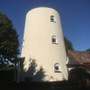 Windmill in Suffolk painted with Earthborn Silicate Masonry Paint (Colour: York).