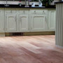 Osmo Polyx Oil Rapid (Clear) applied to hardwood oak kitchen floor.