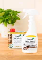 Osmo 8026 Spray Cleaner perfect for everyday cleaning and maintenance of surface finished with Osmo Top Oil . Also all wooden, varnished, stone, vinyl and PVS surfaces.